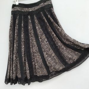 Mix Nouveau Crochet Lace and Paisley Fabulous Skirt